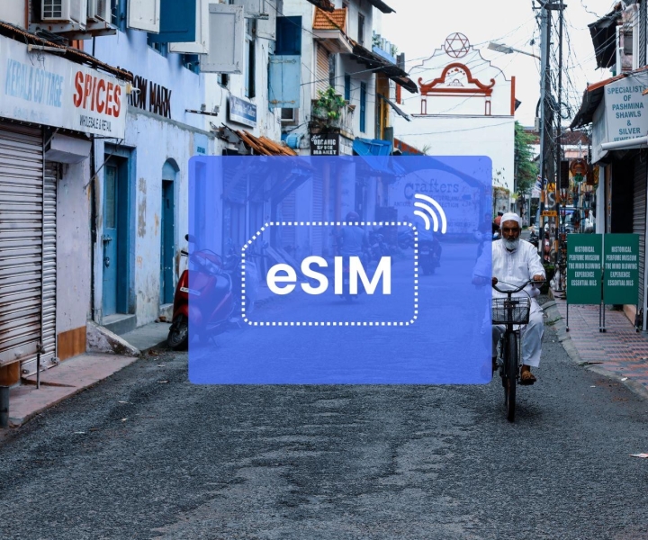 Kochi: Indien eSIM Roaming Mobile Datenplan