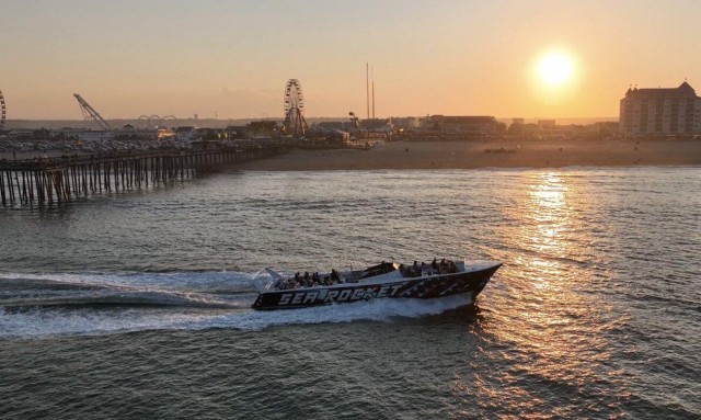 Visit Ocean City, MD Sea Rocket Sunset Cruise & Dolphin Watch in Assateague Island