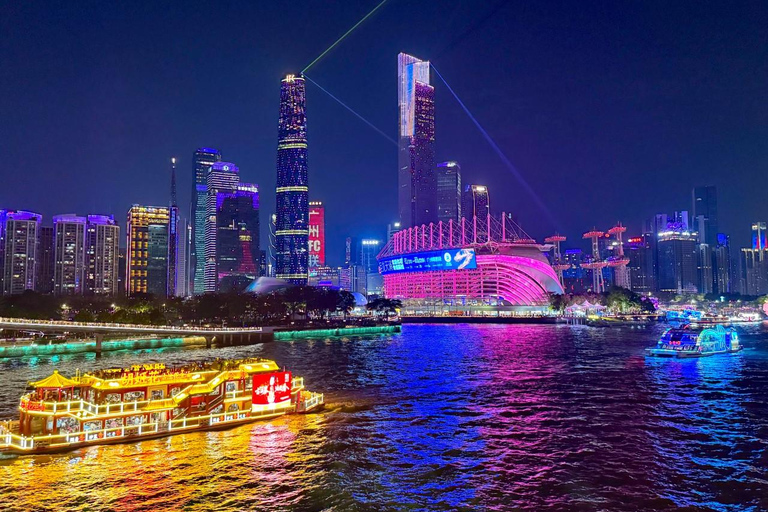 Guangzhou Pearl River Night Cruise with City Skyline Views Pearl River Night Cruise Indoor 1st&2nd Floor Seating Ticket