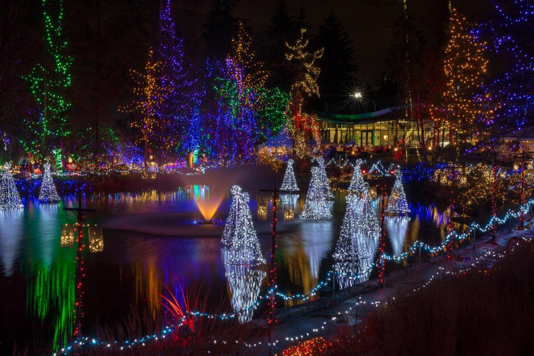 Vancouver : Tour en trolley des lumières de Noël avec karaoké