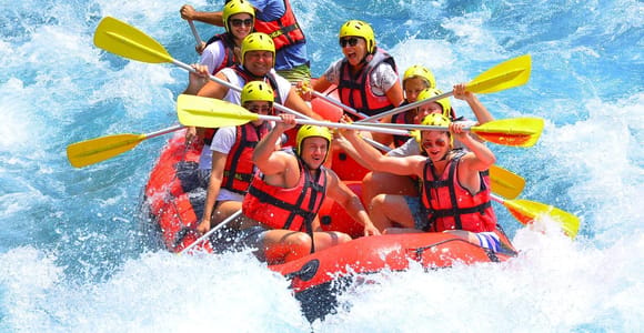 Antalya/Alanya: Rafting mit zusätzlichen Extremoptionen