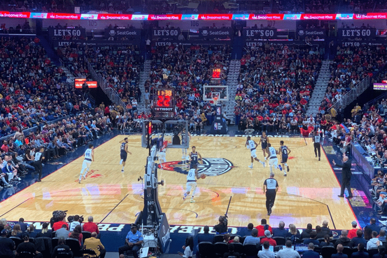 New Orleans: New Orleans Pelicans Basketball Game Ticket Floor