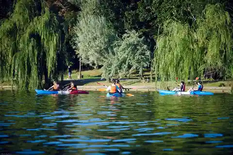 Bukarest: Geführte Kajak Tour im Herastrau Park