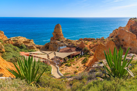 Da Lisbona: Algarve, grotta marina di Benagil e tour di un giorno a Lagos