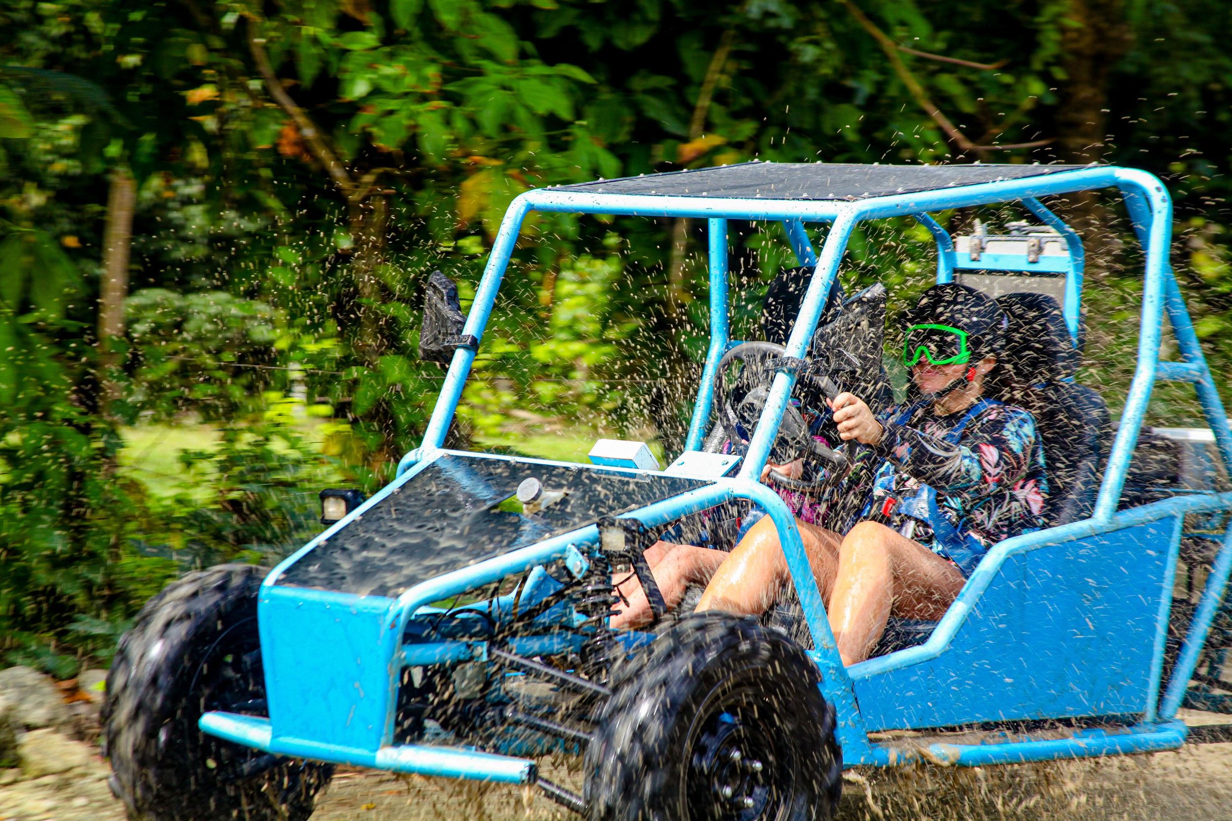 Puerto Plata Buggy-Tour: Wasserfälle, Strand und kostenlose Abholung