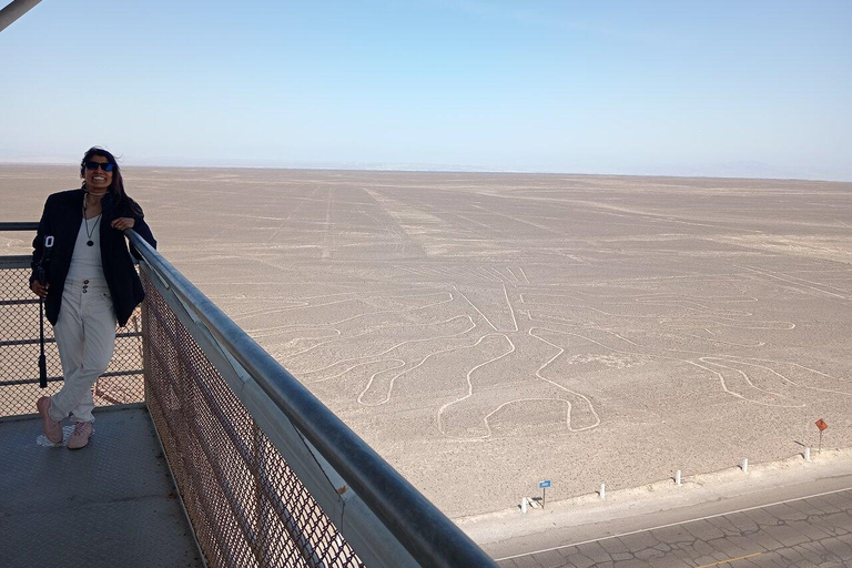 DESDE HUACACHINA: Línea de Nazca de día completo + tour por tierraDESDE HUACACHINA: Tour de día completo a las Líneas de Nazca + tour terrestre
