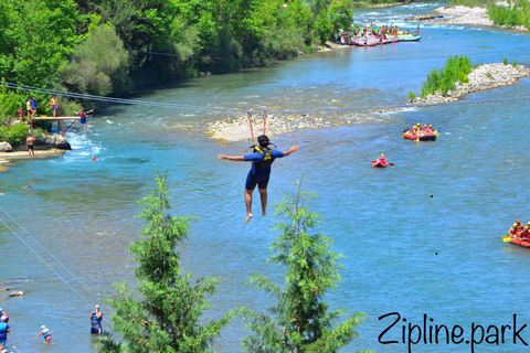 Side/Antalya: Canyon Rafting, Buggy or Quad, &amp; Zipline Tour