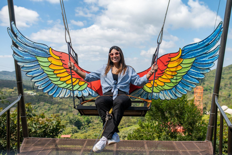 TOUR PUEBLOS RUTA DE LAS FLORES-TOBOGAN ARCOIRIS Y LAGO COATEPEQUE