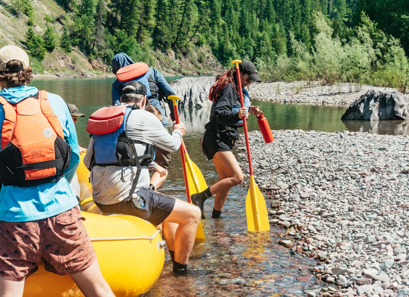 West Glacier: Naturskøn rafting i Glacier National Park