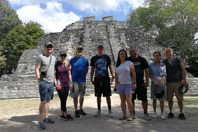 Mahahual: Chacchoben Mayan Ruins and Seven Color Lagoon Trip