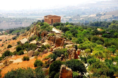 Agrigento: Vallei van de Tempels en Historisch Centrum per E-bike met Lunch Inbegrepen