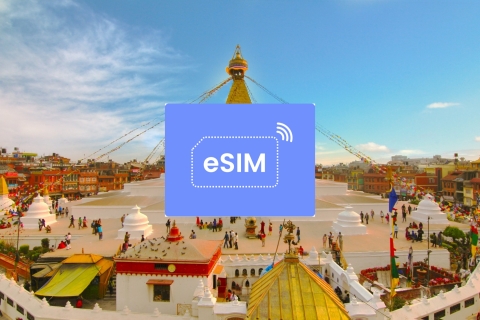 Kathmandu: Nepal eSIM Roaming mobiel data-abonnement6 GB/8 dagen: 31 Aziatische landen