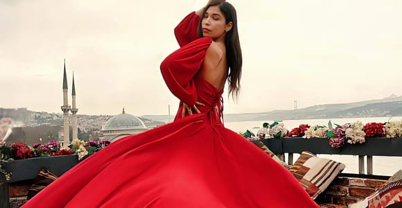 Istanbul: Fotoshooting-Tour oder Flying-Dress-Session