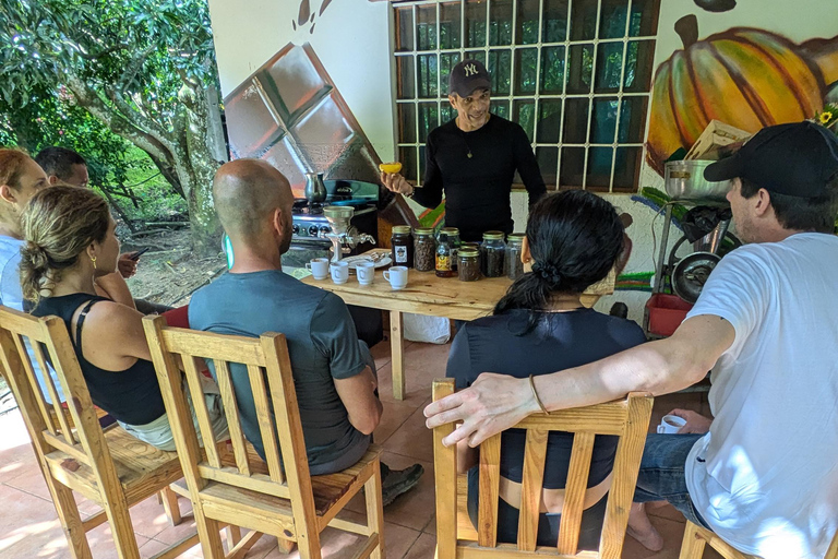 Minca, cachoeira escondida e oficina de cacau + oficina de café