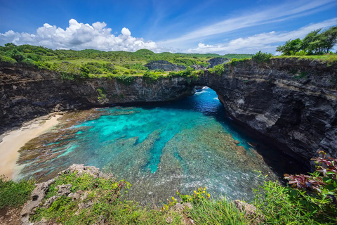 Van Bali/Nusa Penida: Nusa Penida eiland west en oostPrivétour met ontmoeting Sanur haven Bali