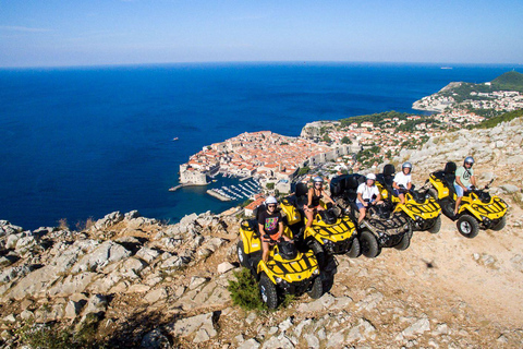 Dubrovnik: Tour guidato in ATV in campagna e ristoro in tavernaQuad condiviso (1 autista e 1 passeggero)