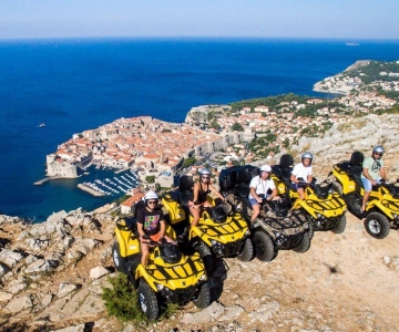 Dubrovnik : Visite guidée de la campagne en quad et rafraîchissements à la taverne