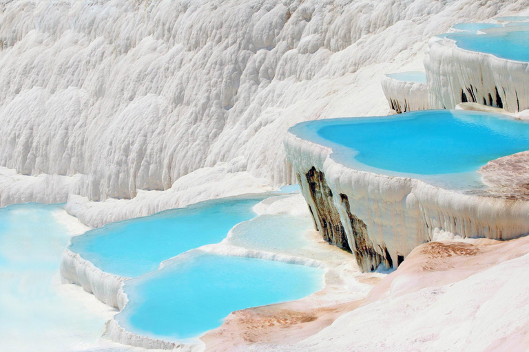 Side: Pamukkale & Hierapolis Day Tour with Balloon Option From Side: Ballon Flight+Breakfast+Extra Entry Fees