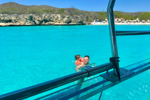 Curaçao: Beach Hopping and Snorkling Clear Bottom Boat Tour