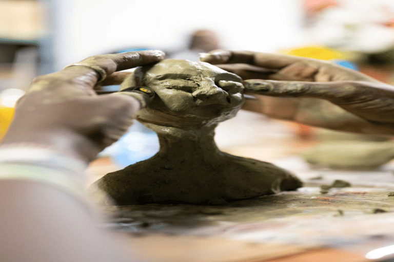 Mombasa: Pottery and Painting Activity at Studio Belabela