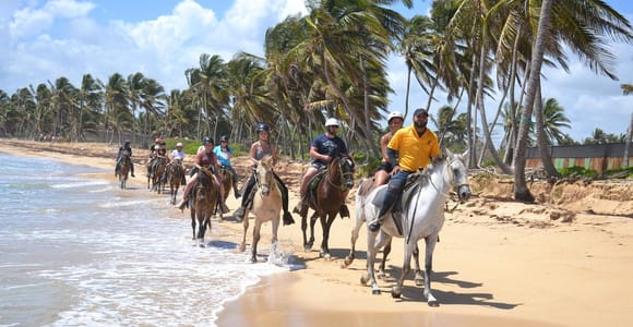 Punta Cana: Horseback Ride on Beach & Caribbean Nature Trail
