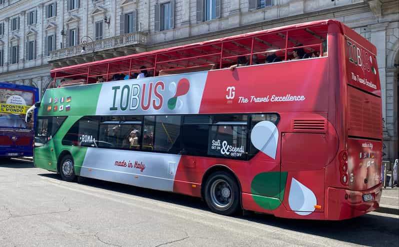 Rome: Open-Top Hop On Hop Off Bus City Tour
