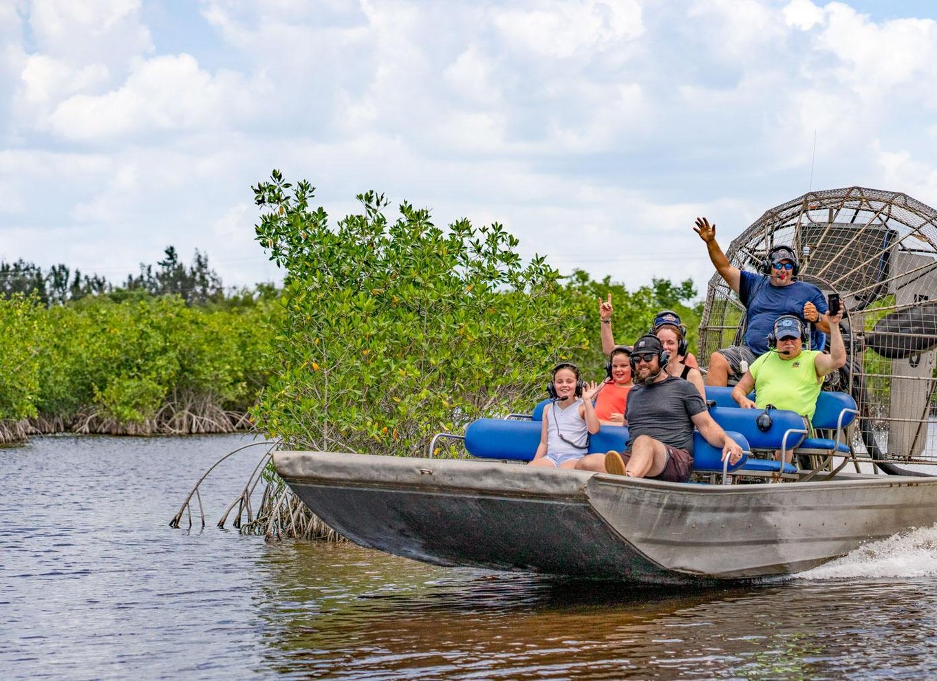 Everglades: Mangrove Maze Airboat Tour og Boardwalk