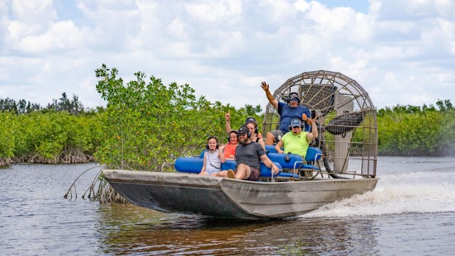 Visit Everglades Mangrove Maze Airboat Tour and Boardwalk in Everglades