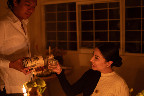 Oaxaca: Mezcal-Verkostung bei Kerzenschein mit wilden Agaven