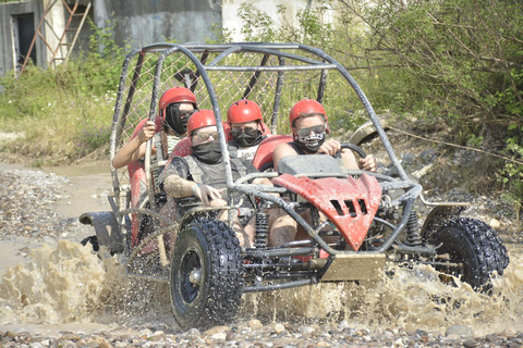 Antalya: Off-Road Jeep Safari, Buggy & Rafting Experience Jeep + Rafting + Buggy + Zipline 4in 1