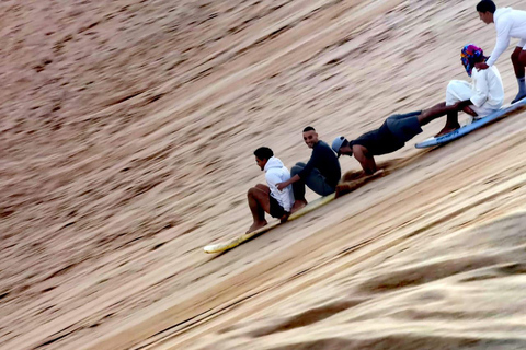 Vanuit Agadir: Sandboarden en quad rijden in de duinen van Timlaline