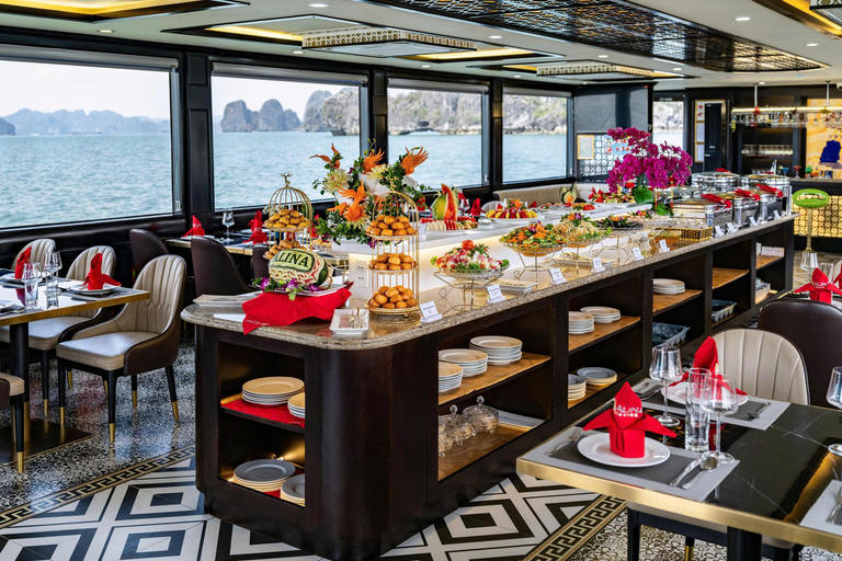 Hanoi: Halong Bay Cruise with Lunch, Cave, and Island Visit