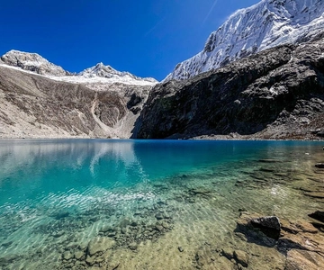 Huaraz: Hele dag Lagune 69 + Lagune van Llanganuco