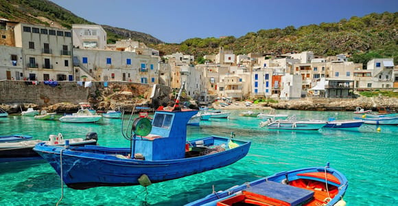 Vom Zentrum Palermos aus: Favignana und Levanzo Bootstour