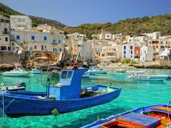 Desde el centro de Palermo Favignana y Levanzo Tour en barco