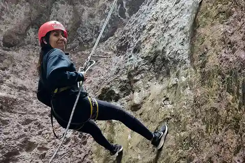 Trekking and Rappel in the Andes Mountains
