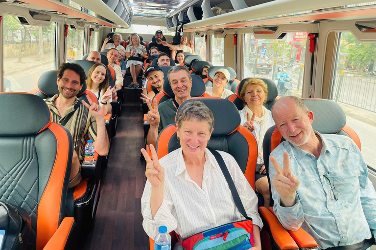 Car Service From Hanoi to Ha Long Bay Or Vice Versa. From Hanoi/ Ha Long: Shared Bus Transfer (1 Way)