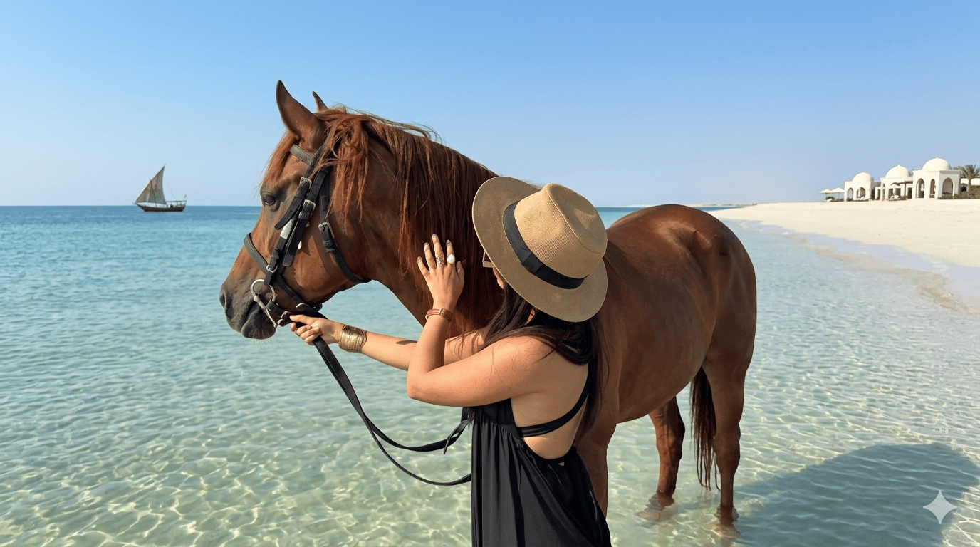 Hammamet: Reitausflug mit Hotelabholung