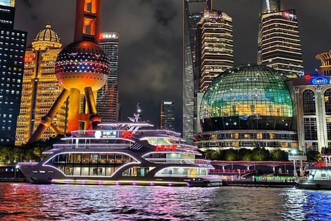 Shanghai: Huangpu River Cruise Ship Ticket + Route PDF