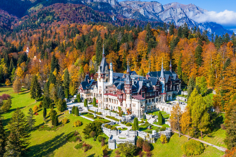 Vanuit Boekarest: Dagtrip naar Peles, Kasteel van Dracula, Brasov