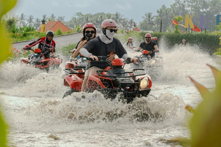 Ubud: Kuber ATV Quad Tandem Adventure with nature Waterfall