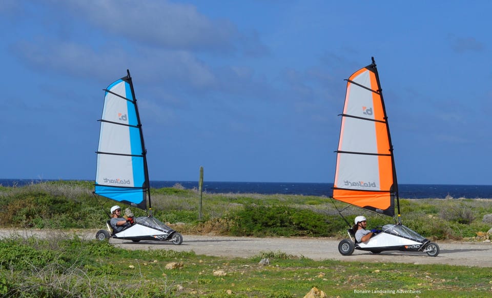 Blokart Landsailing on the shores of the Caribbean Bonaire | GetYourGuide