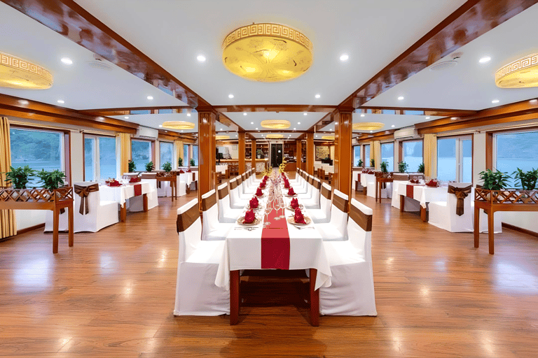 Hanoi: 2D1N Ha Long Bay by Amanda Premier Cruise 2D1N Cruise Start From Hanoi by 8:00 AM