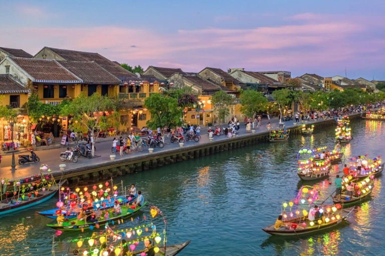 Da Nang/Hoi An : Passeio de barco pela selva de coqueiros e pela cidade de Hoi AnRecolha em Da Nang/Hoi An com Release Lattern
