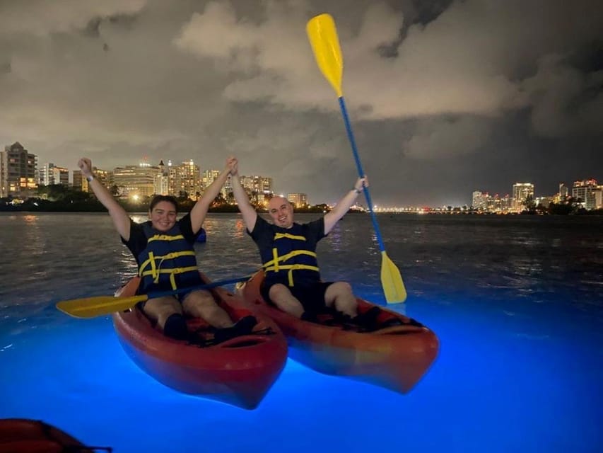 San Juan LED Night Kayak Experience at Condado Lagoon GetYourGuide