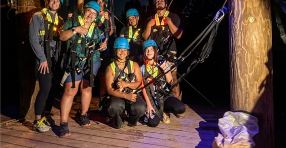 Oahu: Night Zipline Adventure (3 Lines)