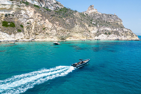 Cagliari: Zodiac Boat Tour, 3-4 SwimStops, Wine & Snorkeling Cagliari: Zodiac Boat Tour, 3-4 Stops, Wine & Snorkeling