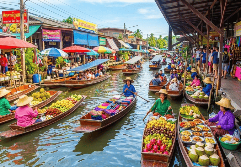 Bangkok: Schwimmender Markt Damnoen Saduak & Maeklong Railway Market – so erleben wir's!