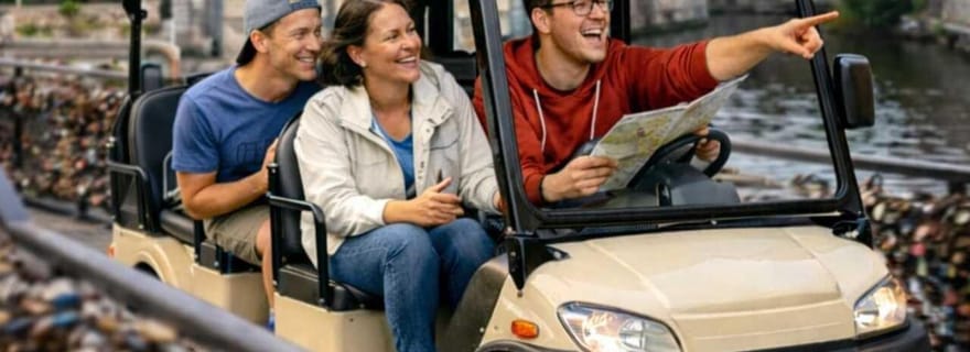 Gdańsk : visite guidée de la région en voiturette de golf électrique