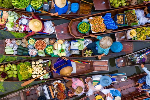 Bangkok: Damnoen Saduak Floating Market and Maeklong Railway